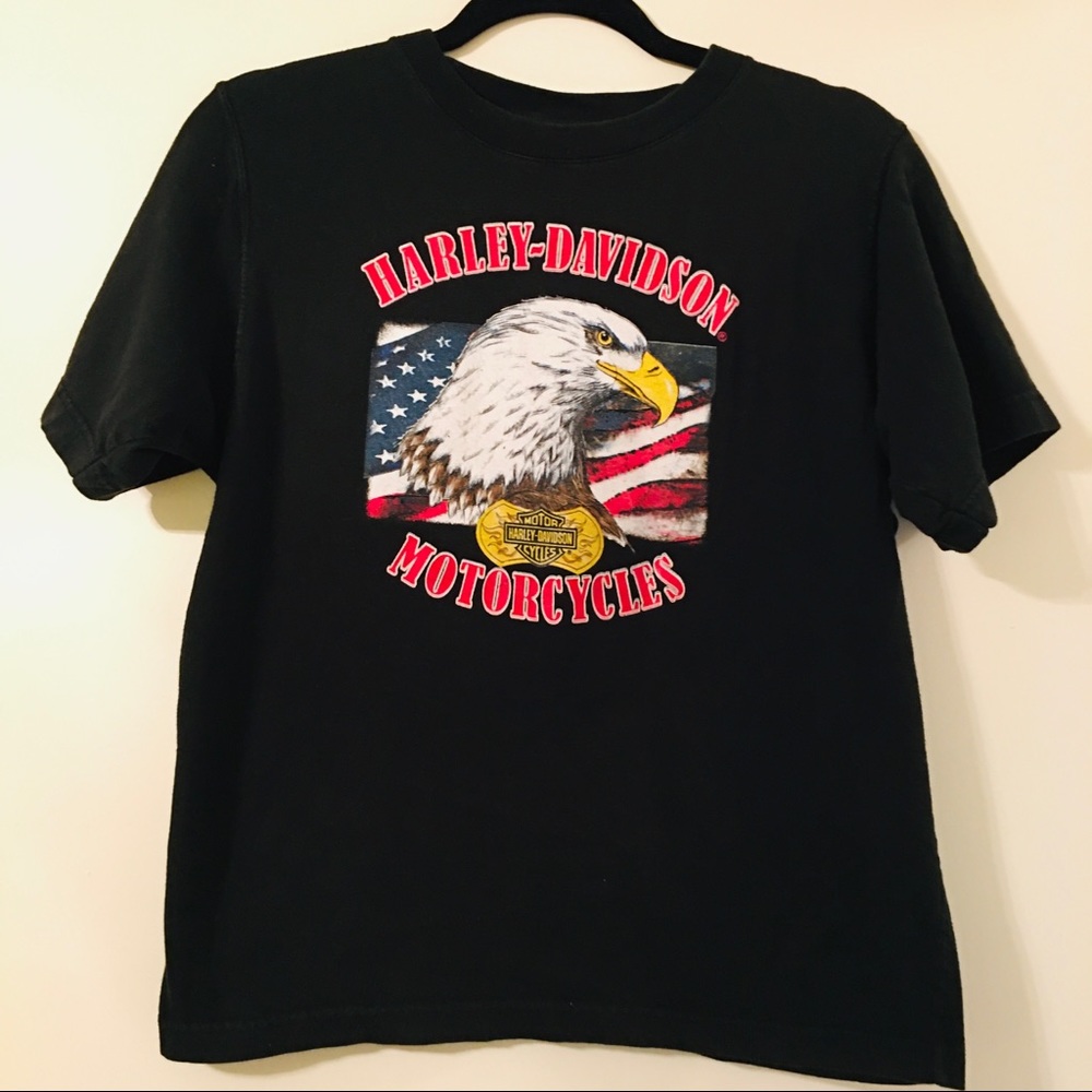 SOLD Harley Bald Eagle Shirt